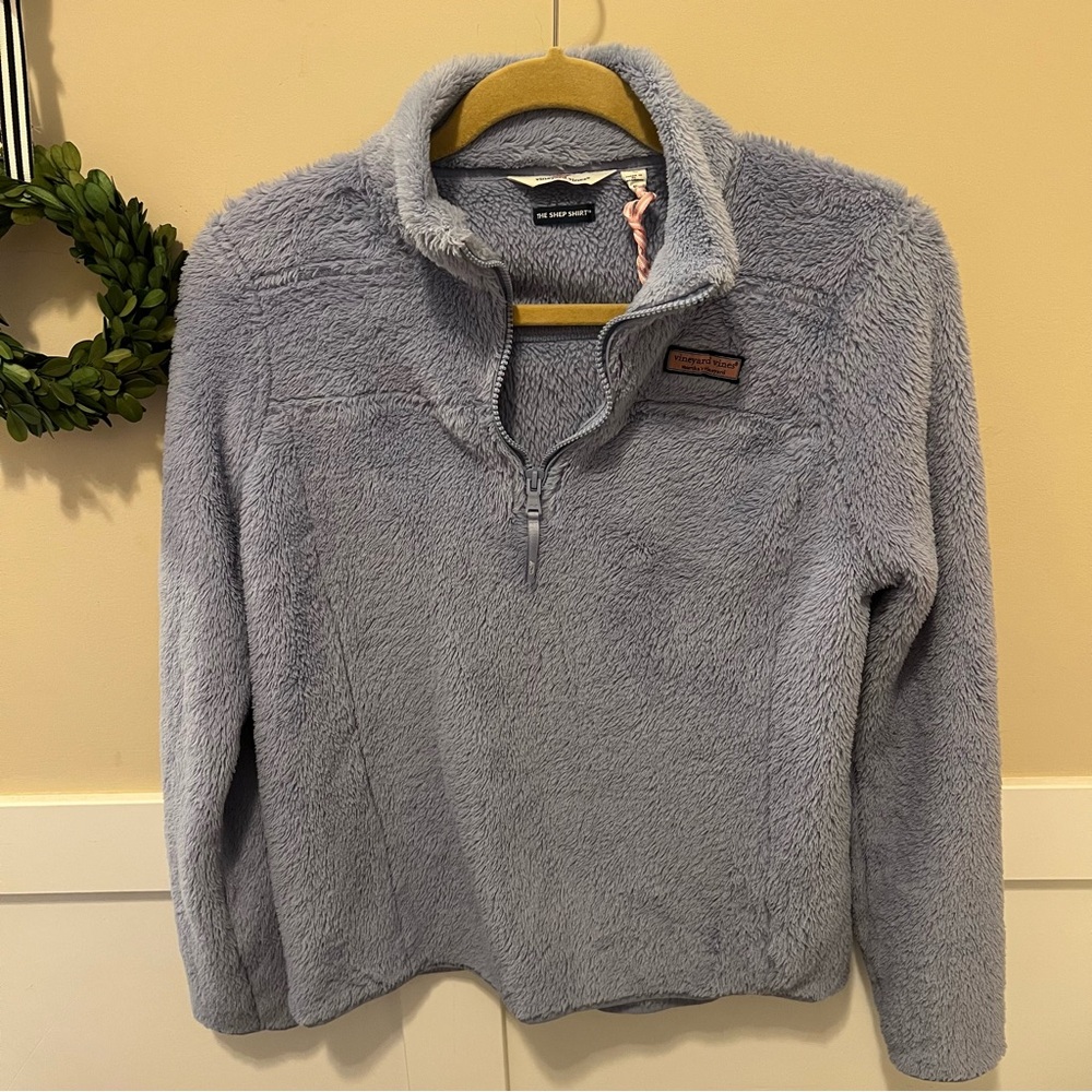 Vineyard Vines Plush Teddy Classic Shep Shirt Size Small Women’s
